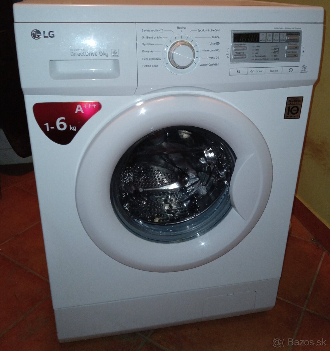 Plnefunkčná automatická práčka LG, display, Direct Drive - 4