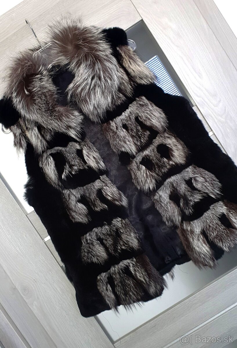 Nová kožušinová vesta v.L- s visačkou, PC 350€ - 4