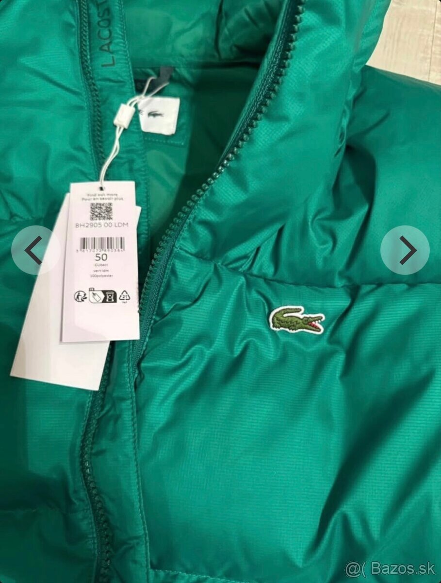 Predám pánsku zimnú bundu lacoste - 4