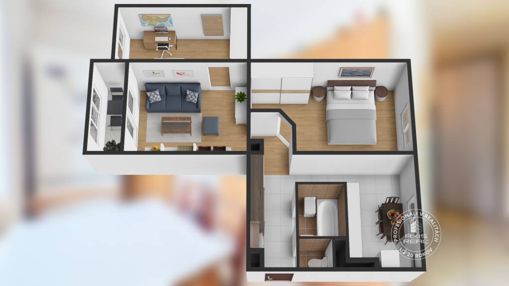 AXIS REAL | 3-izbový byt, Stará Ľubovňa, Okružná ulica - 4