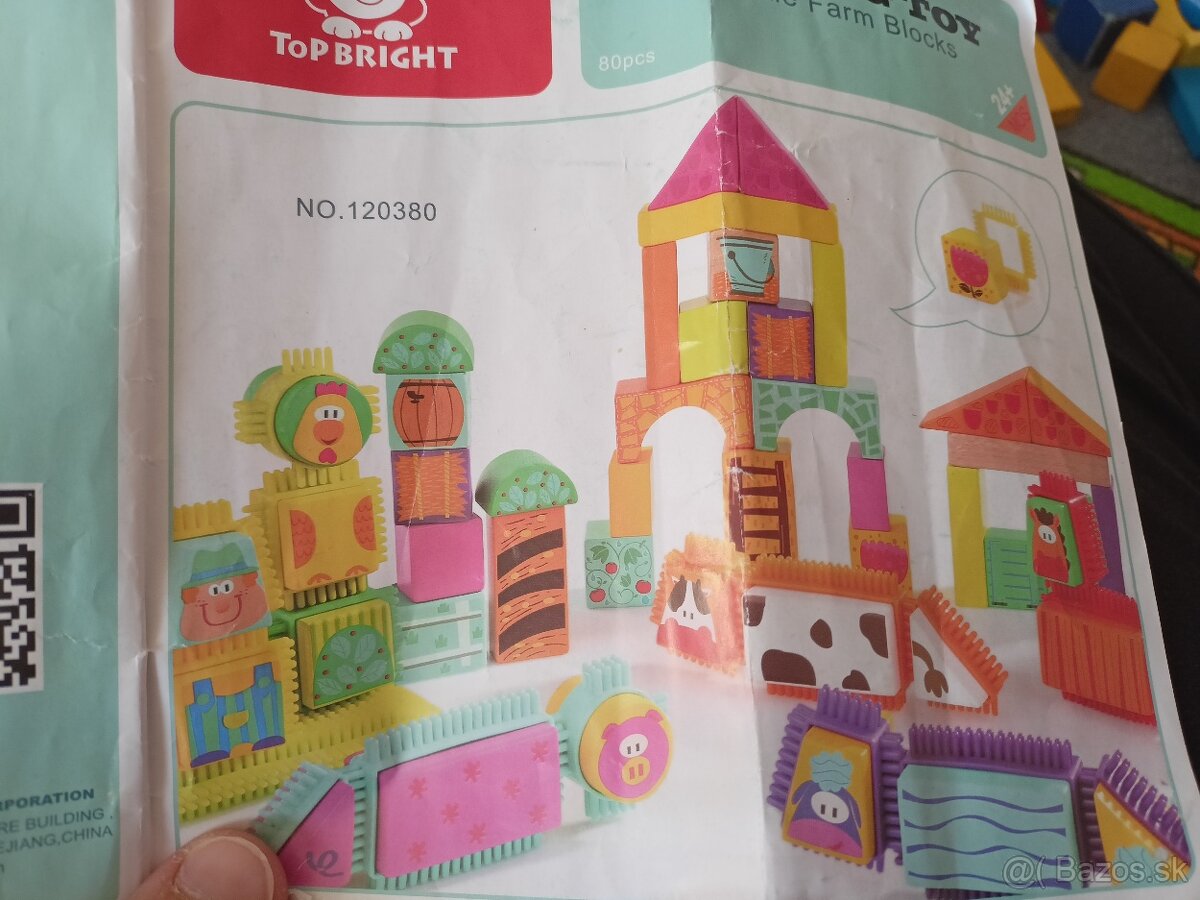 Kocky, building toys,bristle farm blocks - 4