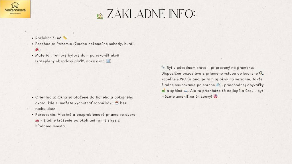 Na predaj: 2-izbový 71m2 byt v Púchove. - 4