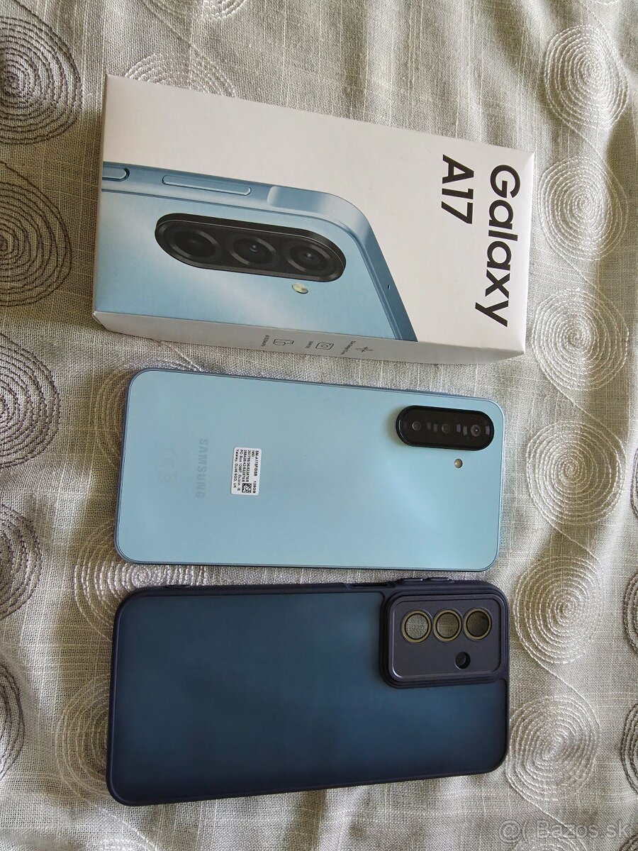 Samsung A17 4G duos modrý super stav komplet - 4