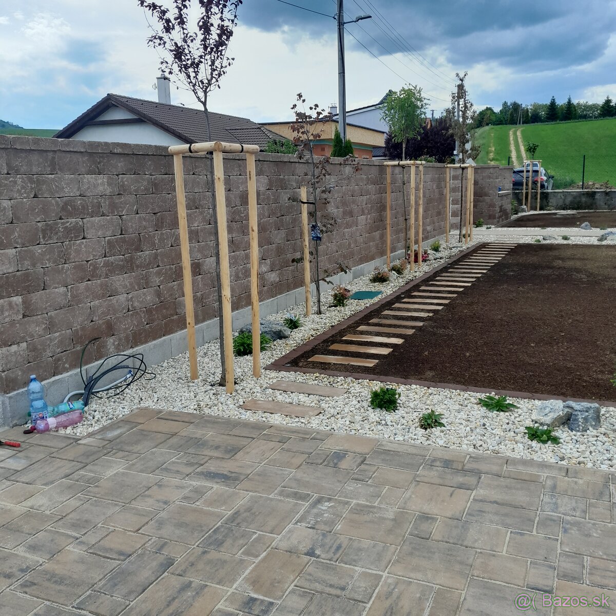 Pokladka zámkovej dlažby, ploty,schody - 4