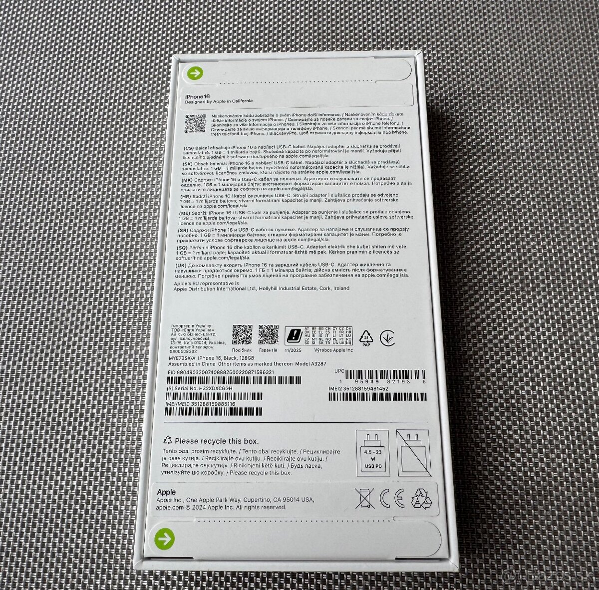 iPhone 16 128GB - NOVY - NEROZBALENY - 4