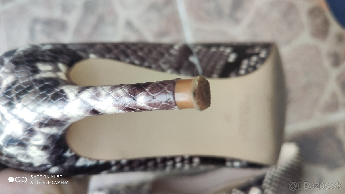 kožené lodičky ZARA - 4