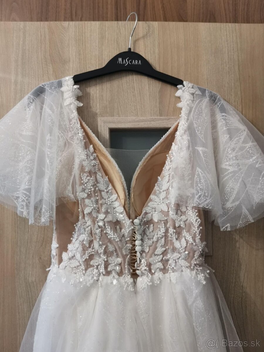 Svadobné šaty 36-38 - 4