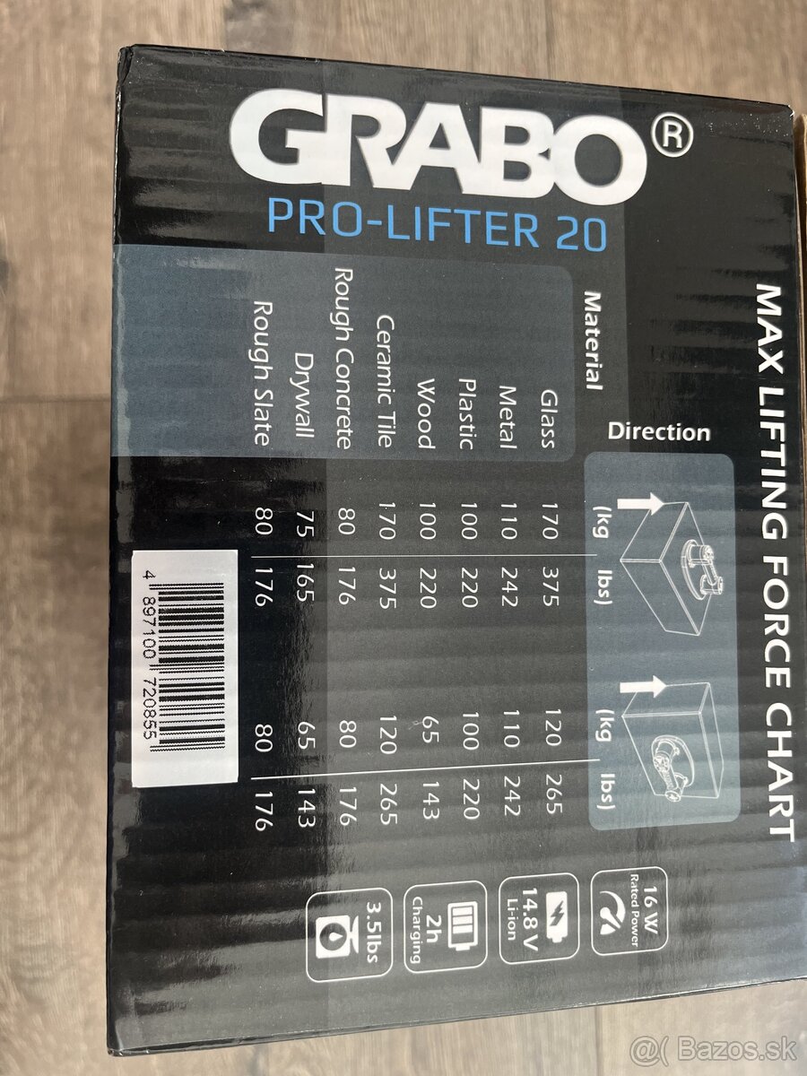 Grabo Pro-Lifter 20 - Elektrická vákuová prísavka - 4