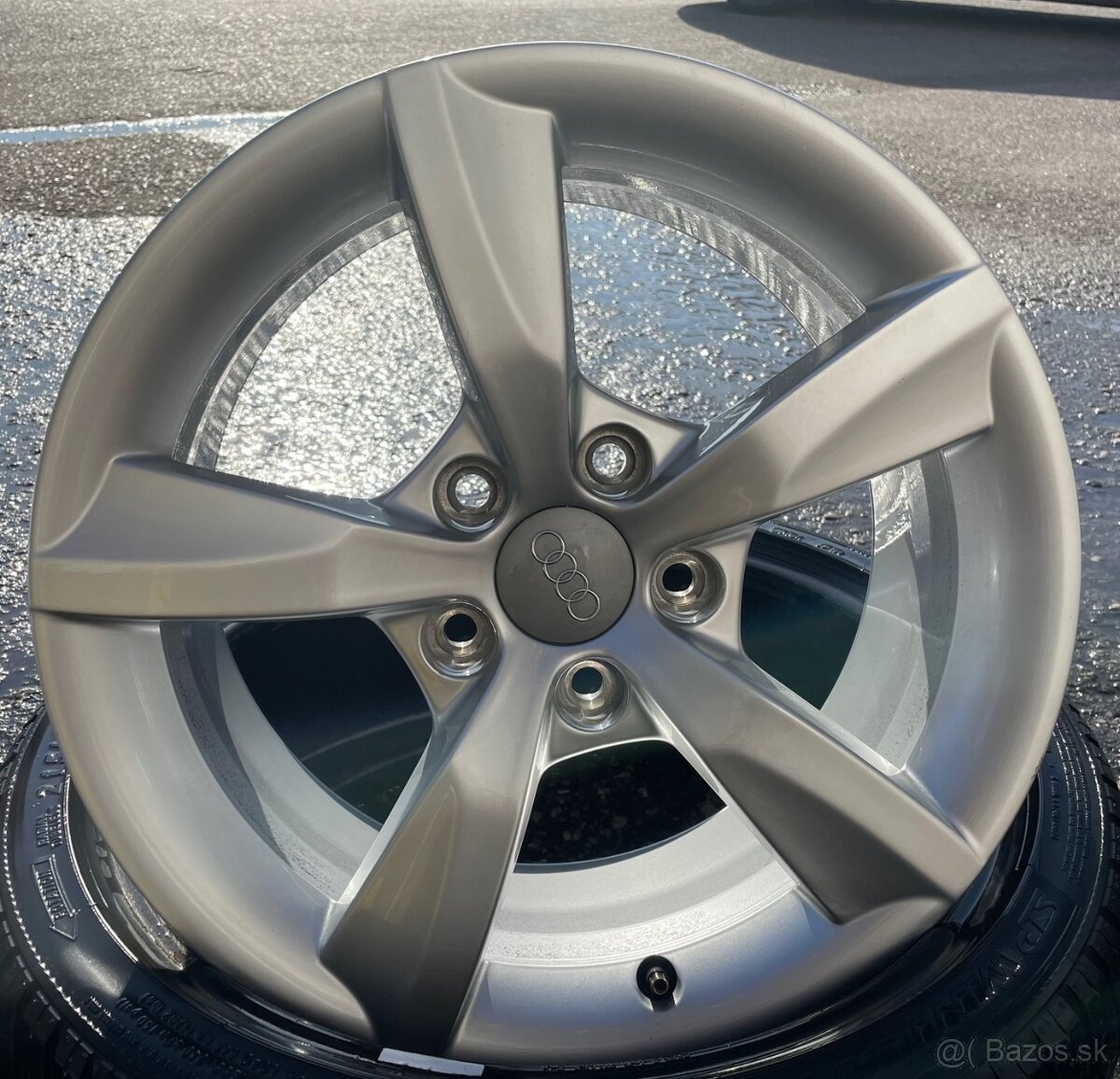 Sada zliatinových diskov originál AUDI A6 C7, 7,5Jx16 ET37 - 4