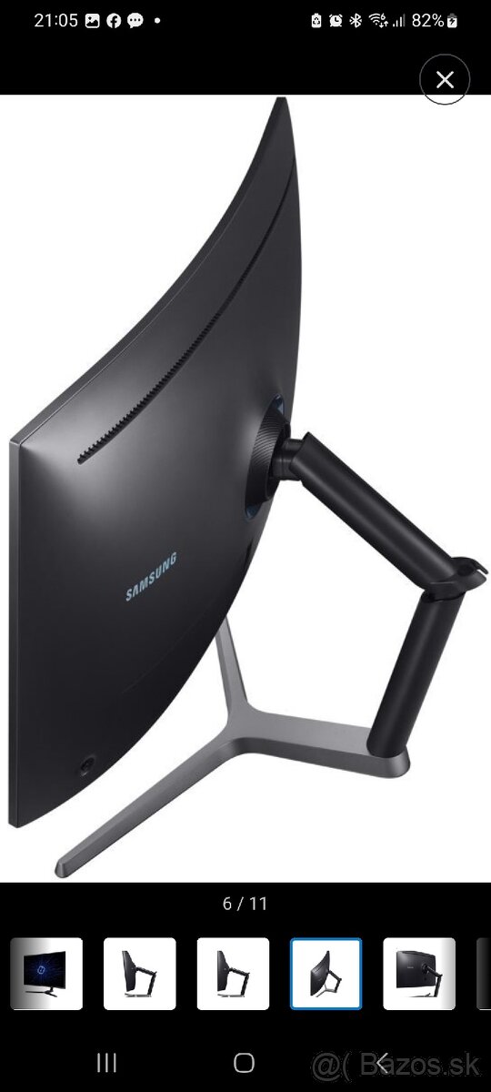 QLED Zakriveny herny monitor 32" 144hz - 4