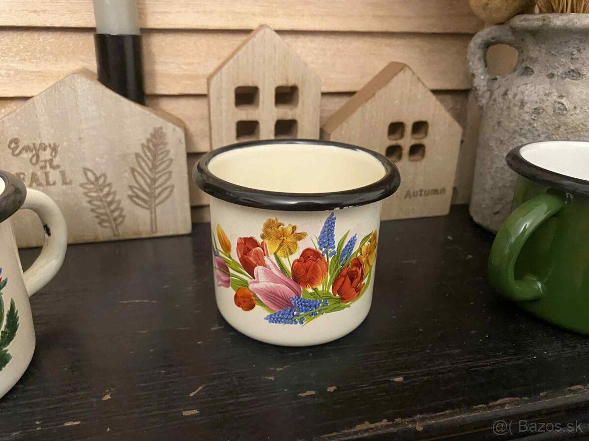 Smaltované hrnčeky - 4