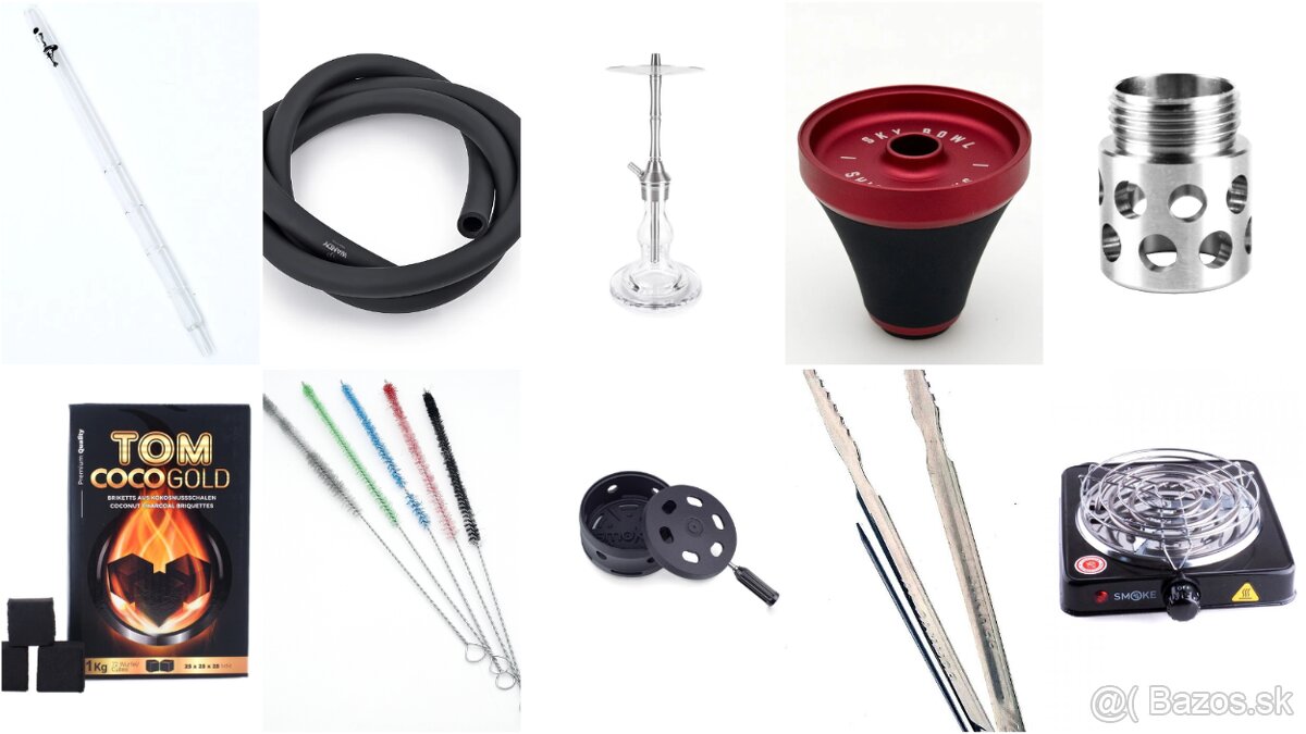 Vodná fajka Aeon Edition 4 Lounge Clear + príslušenstvo - 4