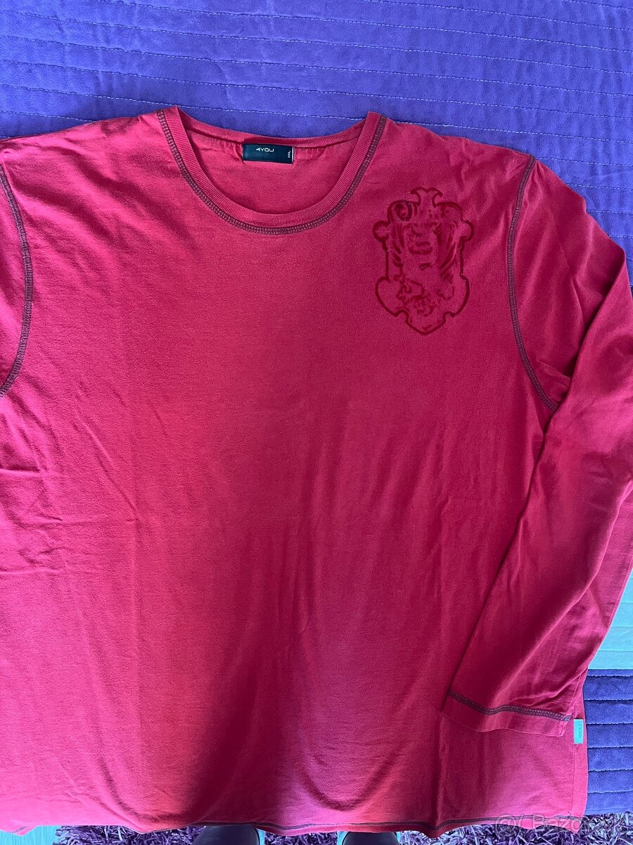 Balík pánske mikiny + tričká dlhý rukáv XXL - 4