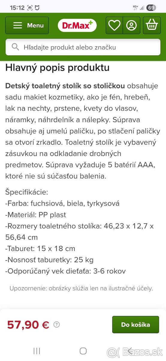 Detský toaletný stolík - 4