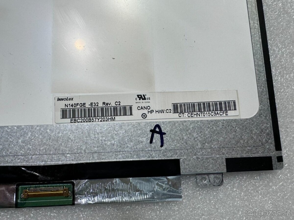 Predám obrazovku do notebooku 14"LED SLIM display 30pin A. - 4