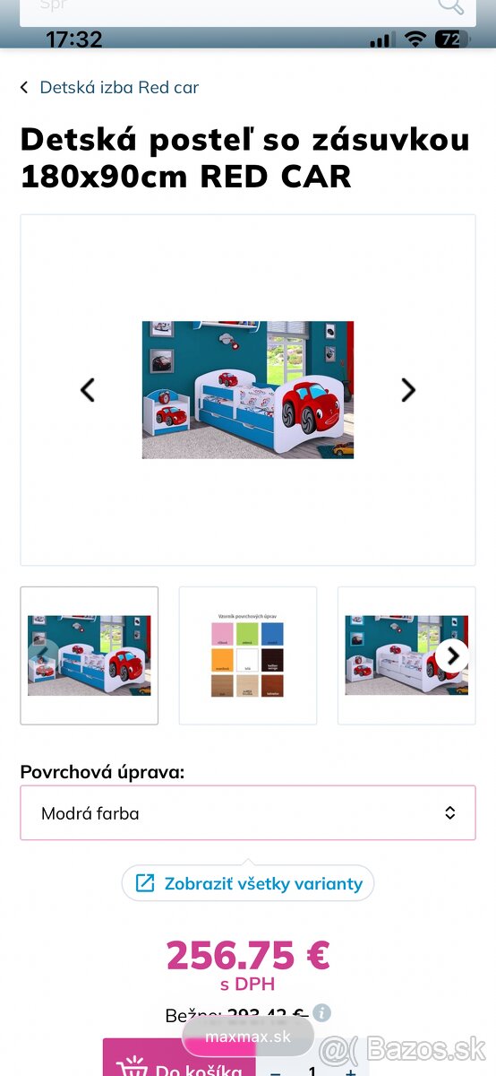 Detská posteľ s matracom - 4