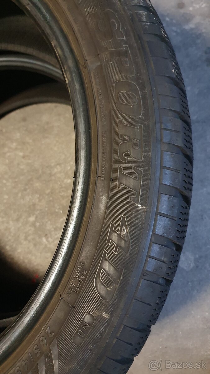 2 kusy zimne pneu DUNLOP SP WINTER SPORT 4D 265/45 R20 104V - 4