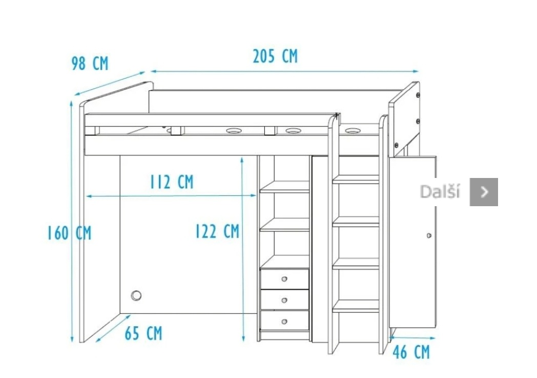 Poschodová posteľ - 4