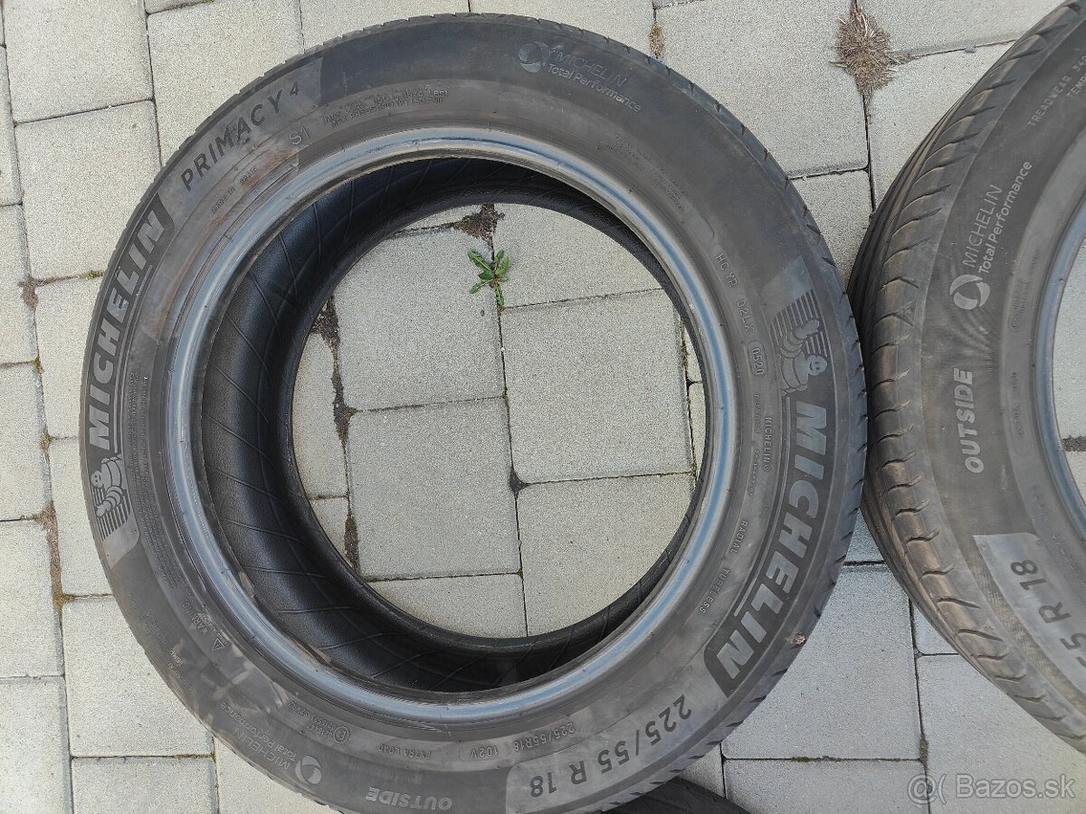 Znížená cena - Michelin Primasy 4 225/55 R18 - 4