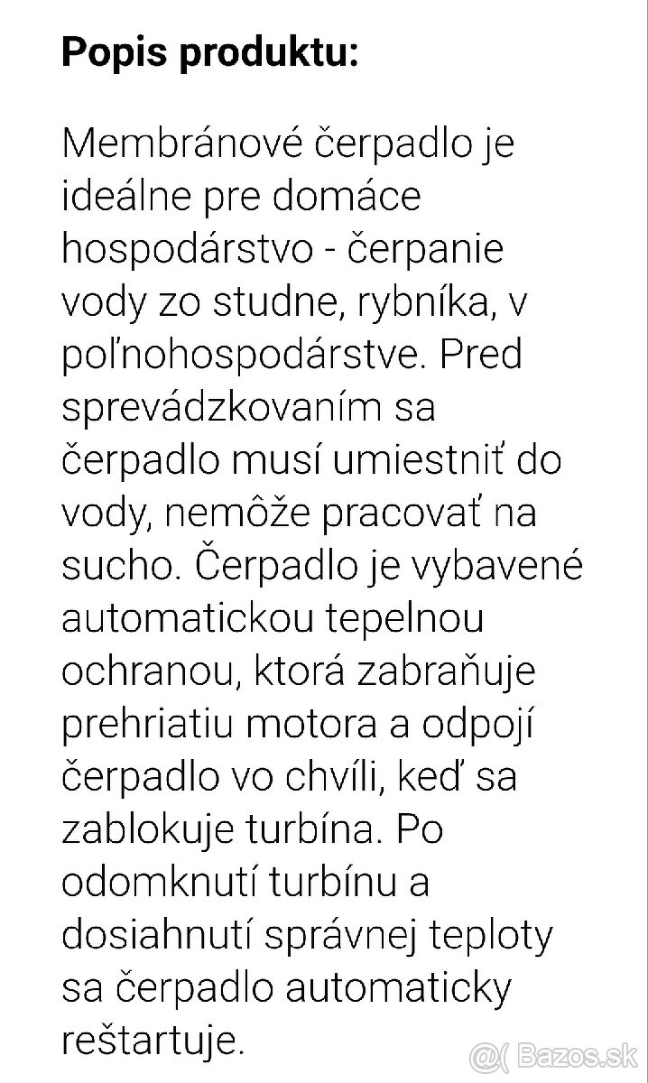 MEMBRANOVÉ ČERPADLO - 4