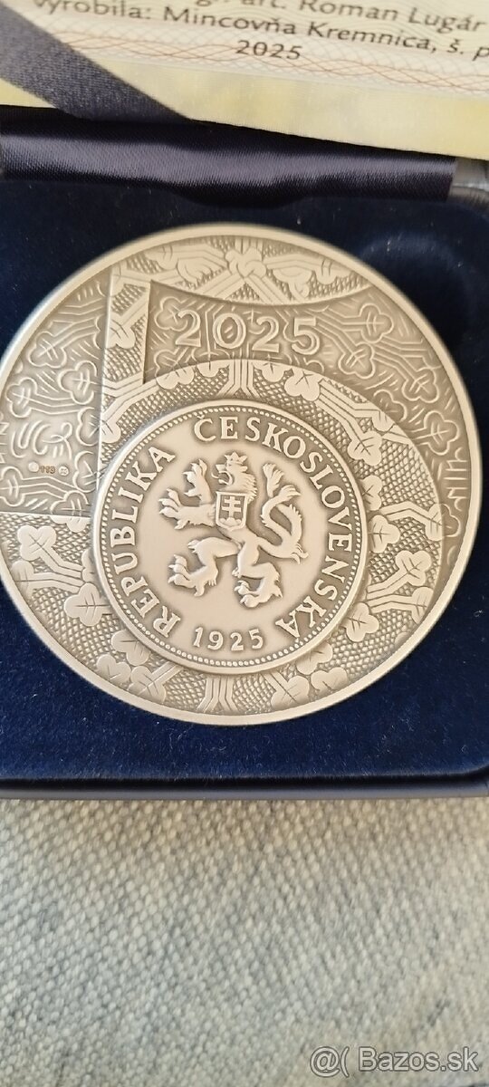 Strieborná medaila 5 Kč - 4