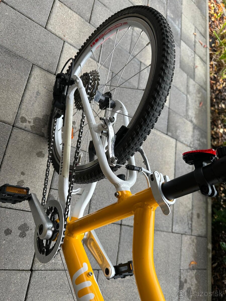 Predam Woom 4 zlty bicykel so stojanom - 4