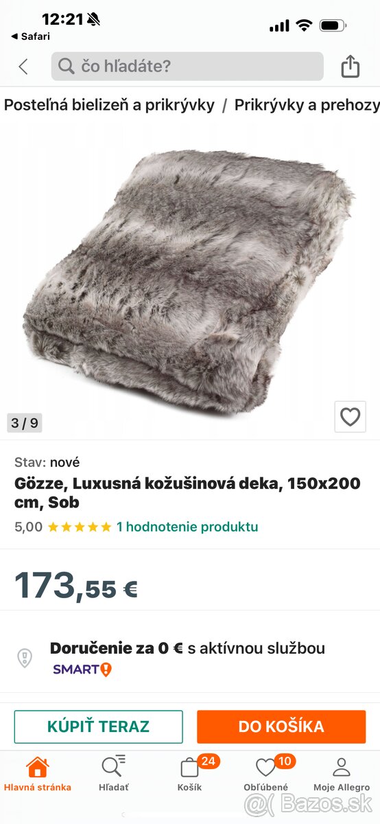 Luxusna kozusinova deka gozze - 4