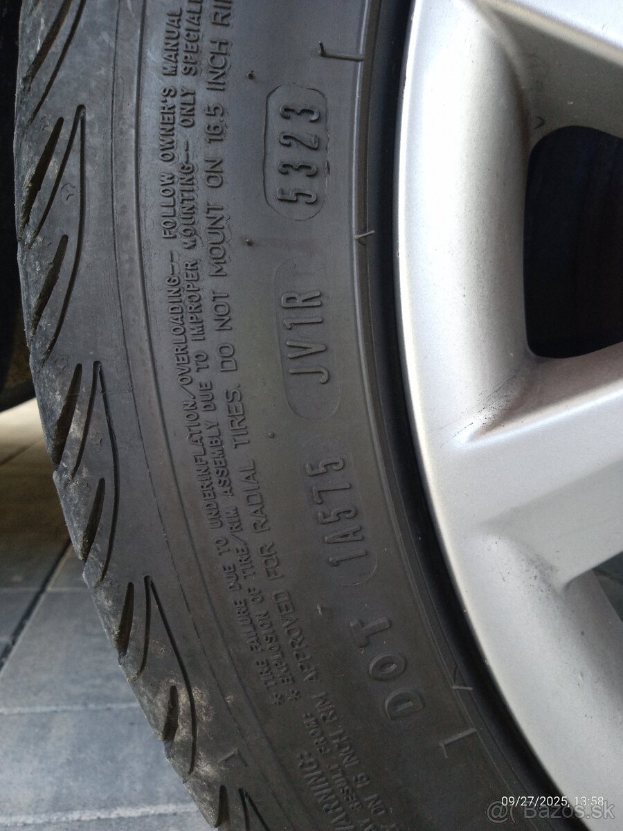 Originál disky 7J x 16 + pneumatiky 215/45 R16 2023 - 4