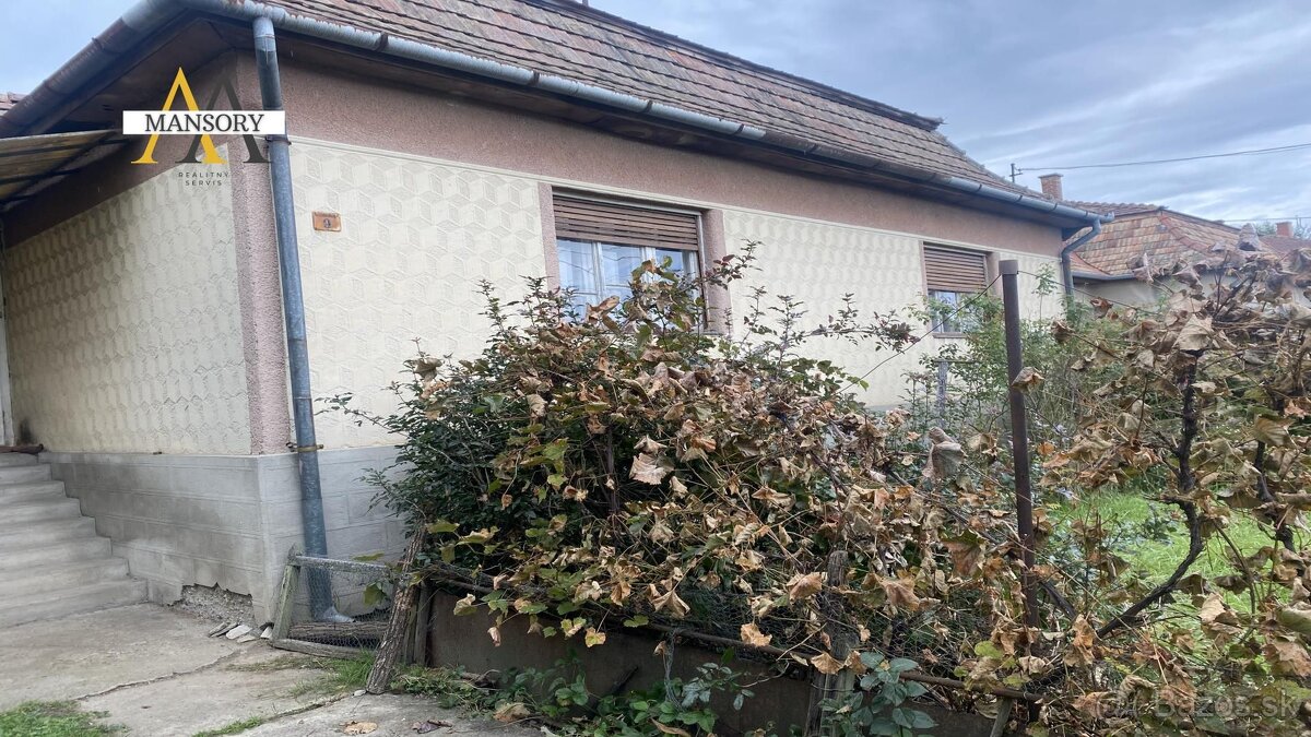 Na predaj trojizbový rodinný dom za 38 000 eur na pozemku 10 - 4