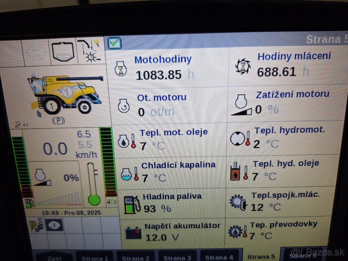 Predám kombajn New Holland CR 8.90 - 4