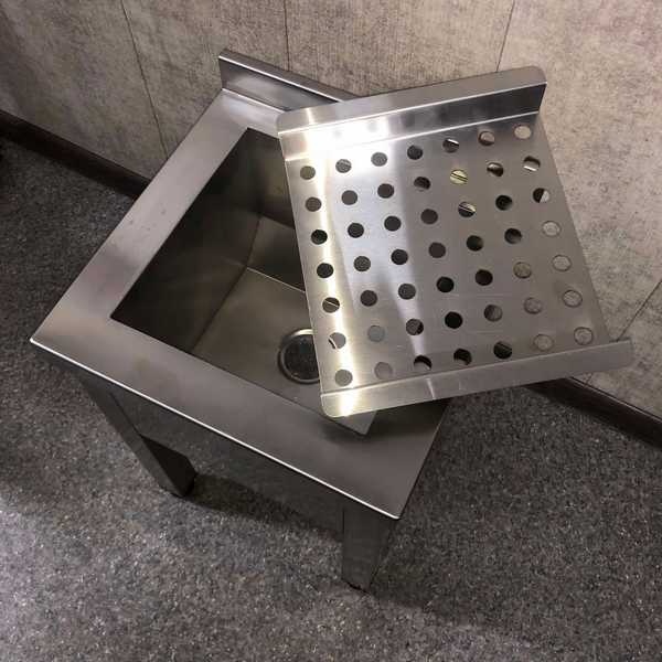 Gastro nerezový drez, umývací stôl - 4