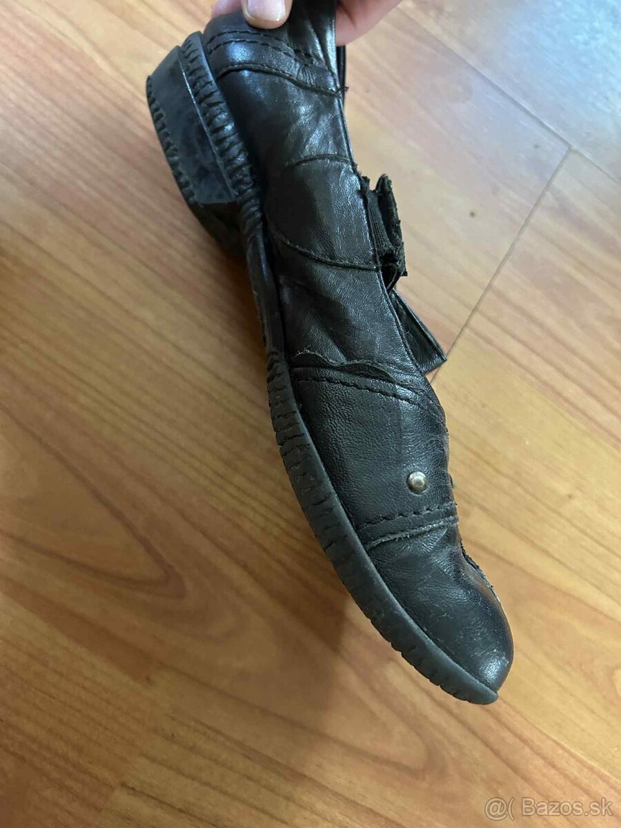 Práve kožené balerínky 38 - 4