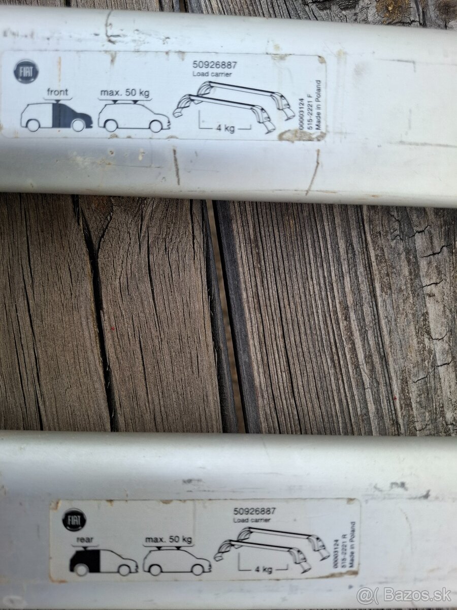 Strešné lyžiny Fiat 500L - 4
