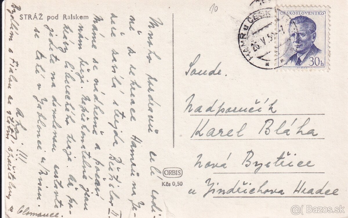 Staré pohľadnice české: Libešice, Stráž pod Ralskem - 4