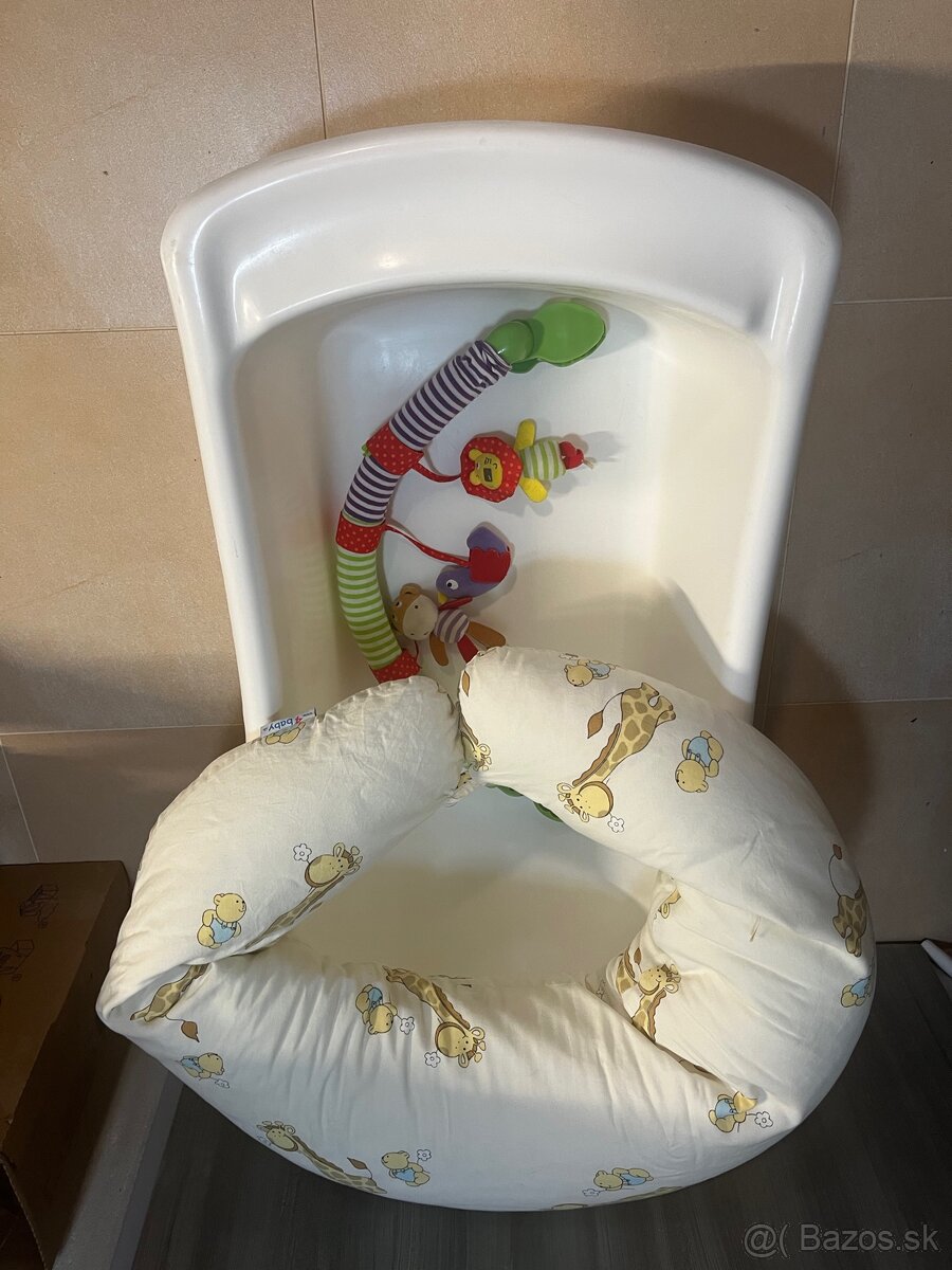 Detská vanička + dojč.vankúš + hracie deky a hrazdička - 4