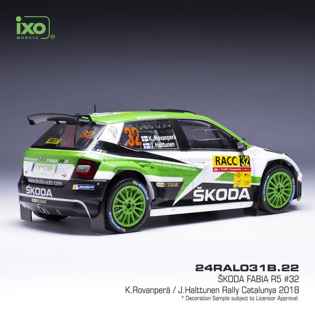 Modely Škoda Fabia R5 1:24 IXO - 4