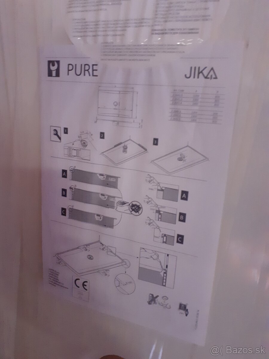 JIKA PURE - sprchová vanička biela - 4