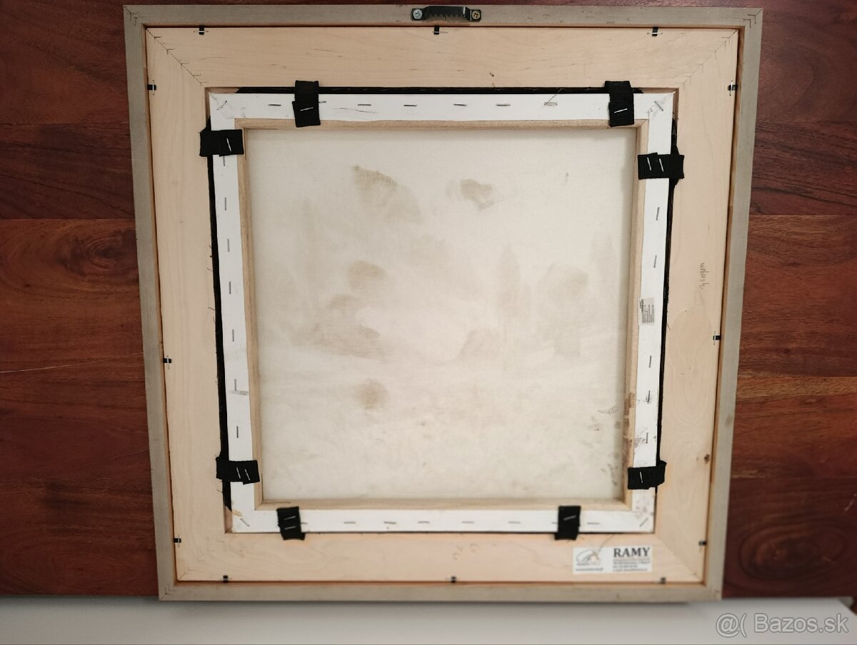 Olejomaľba Vladimír Semančík Stohy - 4