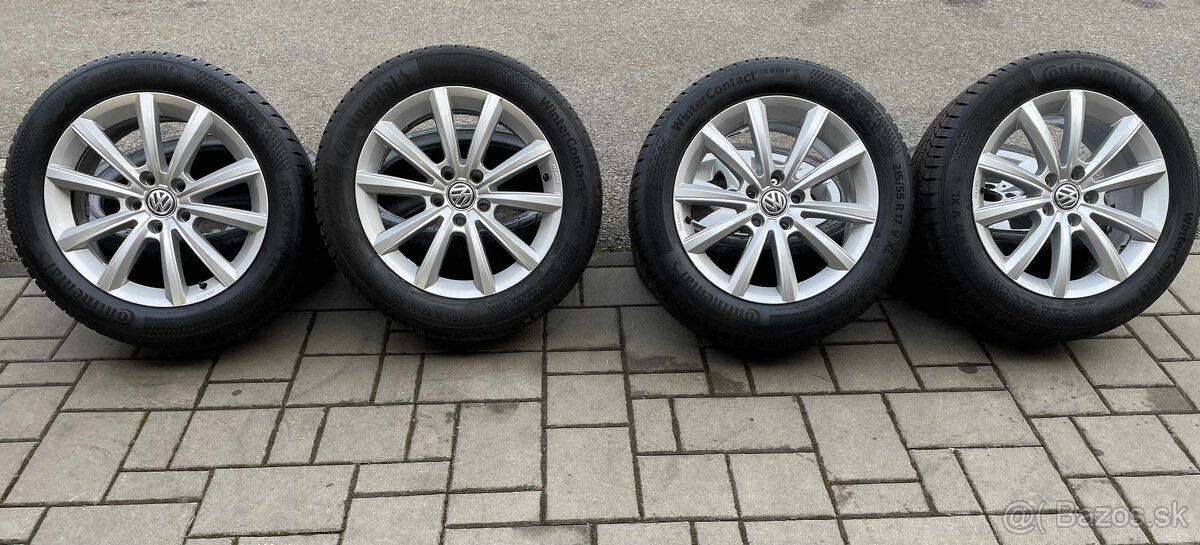 Orig. VW PASSAT 5x112 215 55 17 Zimné - 4