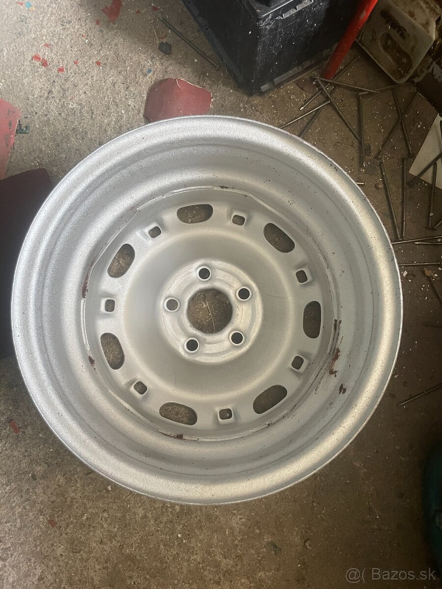 Na predaj: Oceľový originál disk VW R14 – 5×100 - 4