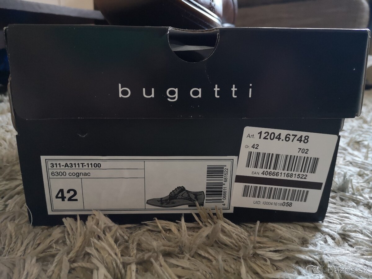 Spoločenské topánky Bugatti 42 - 4