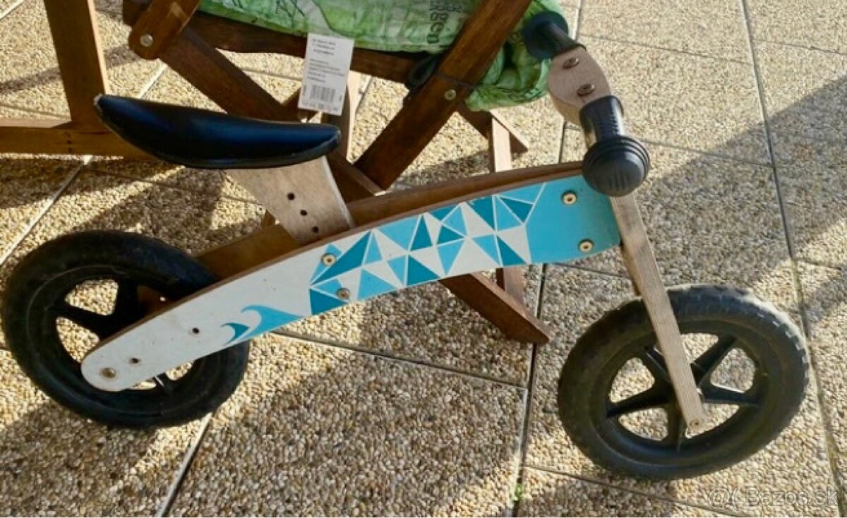 Drevena Trojkolka / Odrazadlo 2 v 1 - 4