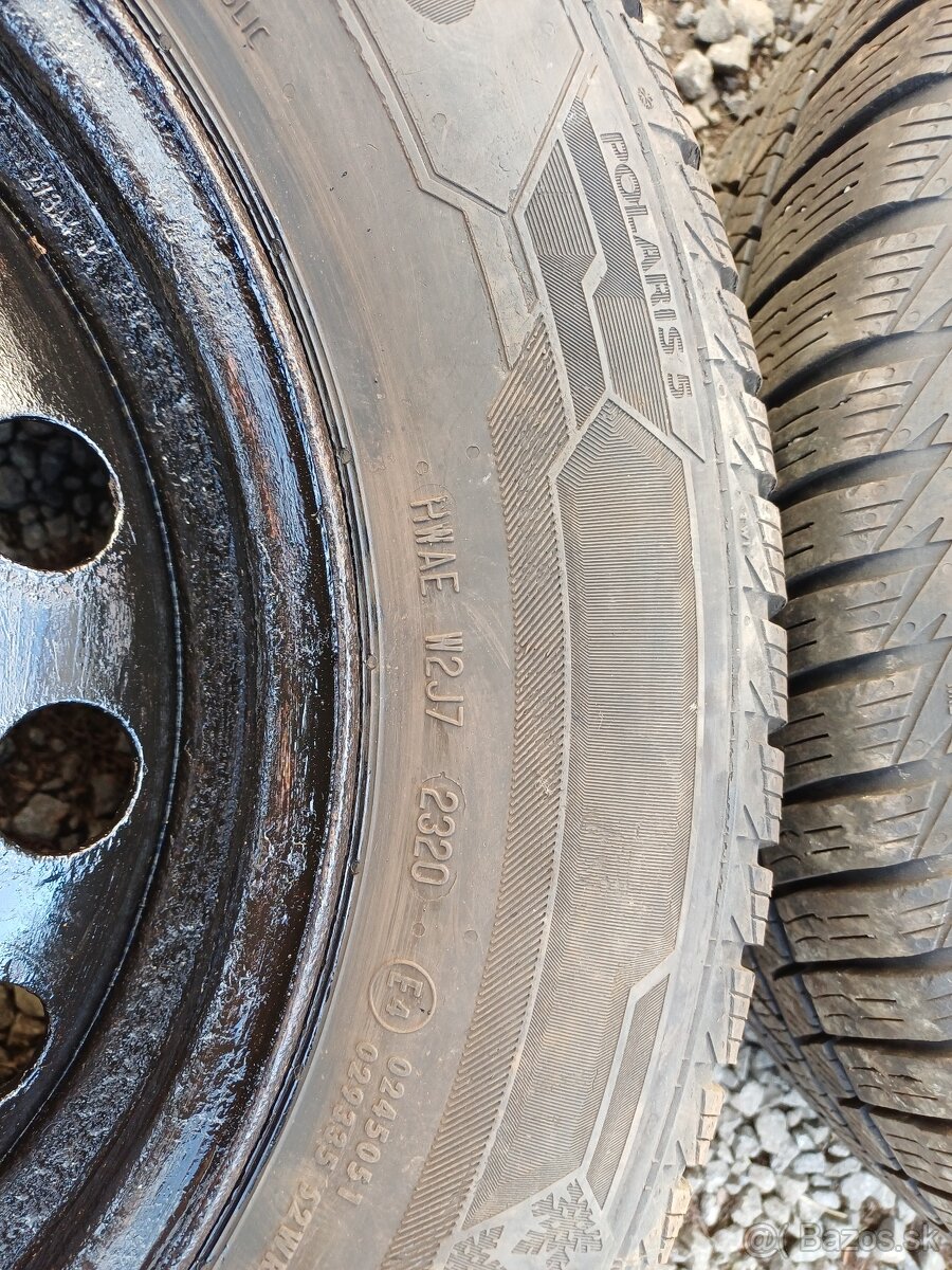 Zimné pneumatiky R15 195/65, disky 5×114,3 - 4