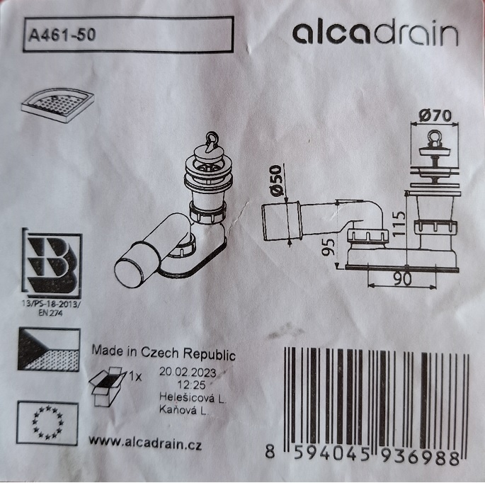 sprchovacia vanička 80x80 - 4