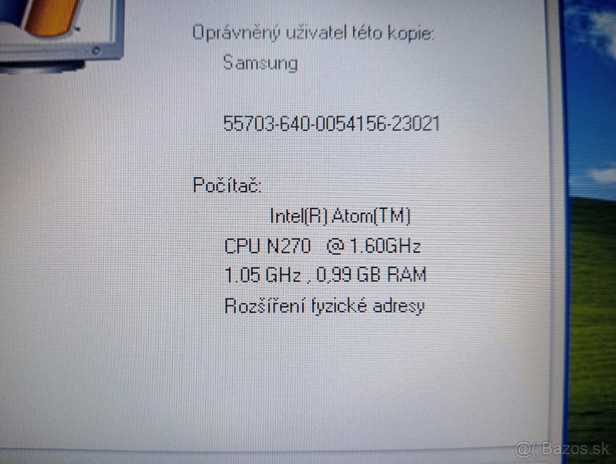 predám netbook SAMSUNG NC10 , WINDOWS XP - 4