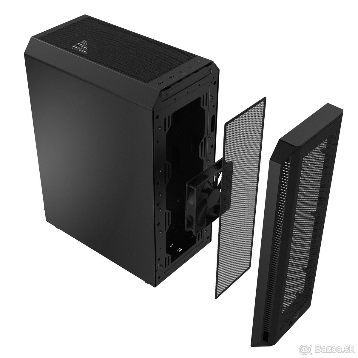 ADATA XPG Valor Air Plus Black (nepriehľadná bočnica) - 4