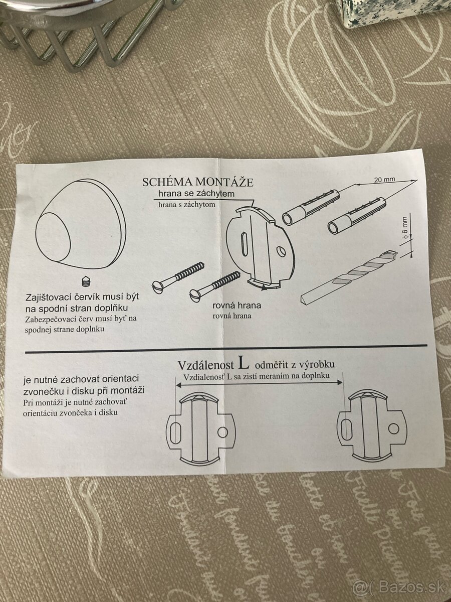 Pochromovaný držiak (napr. na mydlo) - 4