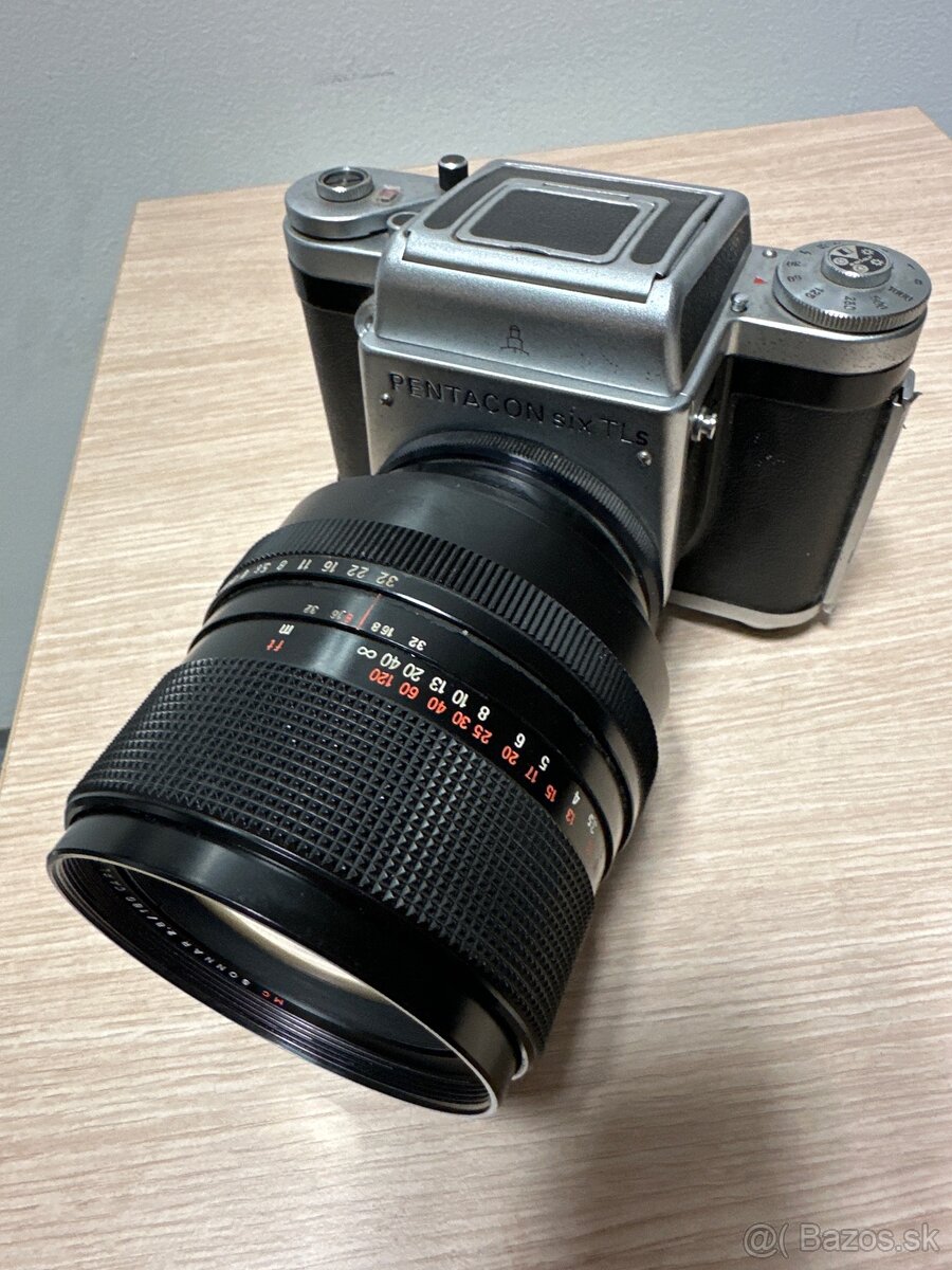 💥Pentacon SixTLS Zeiss 180/2.8 + Practica BMS DARČEK 💥 - 4