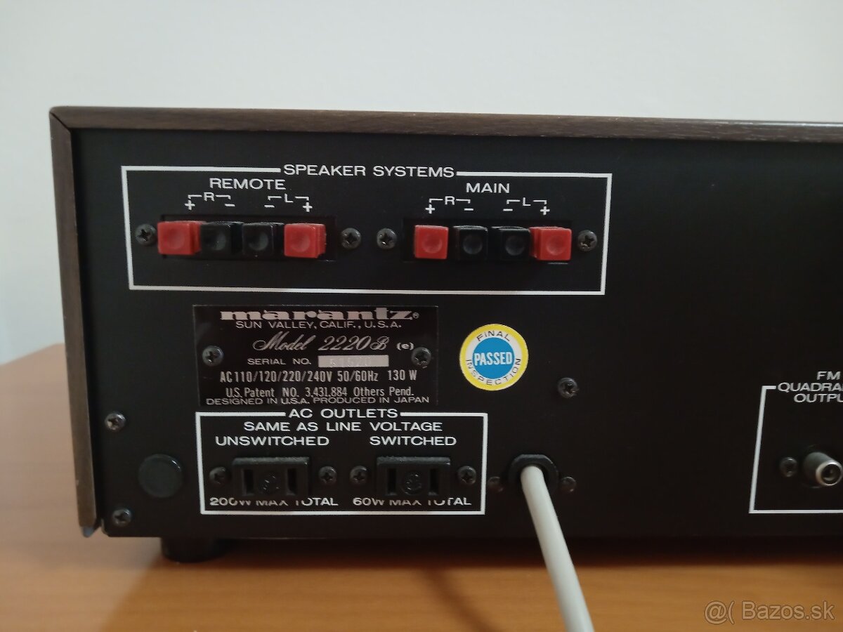 MARANTZ 2220 B Receiver Top stav - 4
