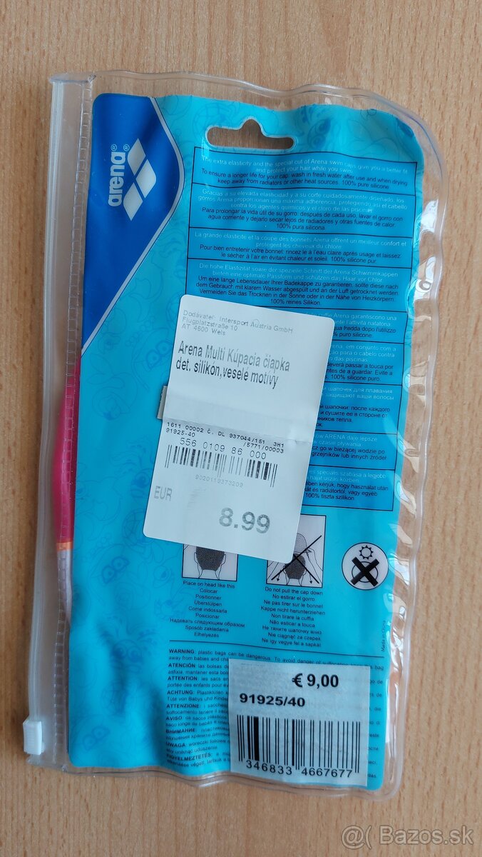 Plavecká čiapka, zn.Arena a Adidas - 4